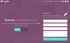 Flat Registration Forms