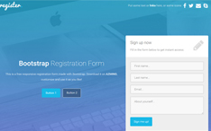 Bootstrap Registration Forms