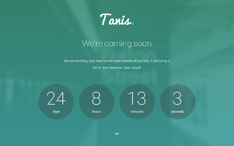 Tanis - Coming Soon WordPress Theme