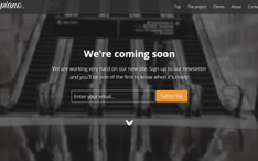 Piano - Coming Soon Landing Page