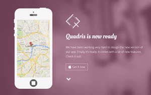 Quadris - Bootstrap Mobile App Landing Page