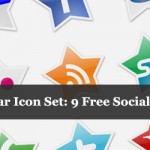 Star Icon Set: 9 Social Icons Completely Free (.PSD)