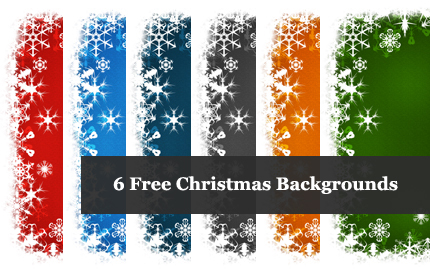6 Free Christmas Backgrounds