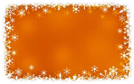 Orange Christmas Background