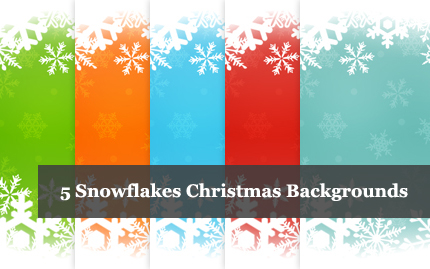 Snowflakes Christmas Backgrounds