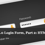 Create a Clean Web 2.0 Login Form, Part 2: HTML & CSS