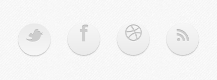 CSS3 Circle Social Buttons - Step 3