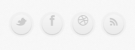 CSS3 Circle Social Buttons - Step 4
