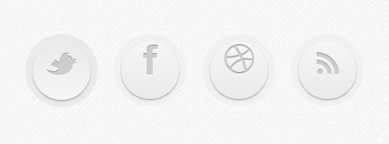 CSS3 Circle Social Buttons - Step 5