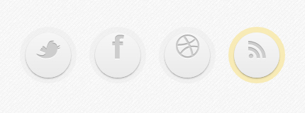 CSS3 Circle Social Buttons - Step 6