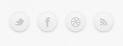 CSS3 Circle Social Buttons - Step 7