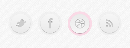 CSS3 Circle Social Buttons - Step 7