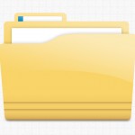Glossy Folder Icon, PSD