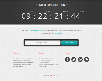 Under Construction - Page