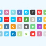 Circle Social Icons Set: 35 Social Media Icons in PSD & PNG