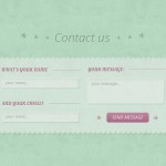 Create a Nice Green Contact Form, Part 1: Photoshop