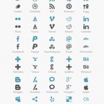 Social Icons Sprites: 35 Ready To Use Icons in PSD, PNG, HTML/CSS