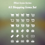 Mini Icons Series: #3 Shopping Icons Set