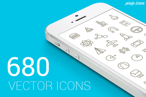 680 Vector Icons