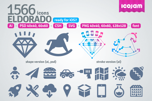 Eldorado Icons Set - 1566 icons