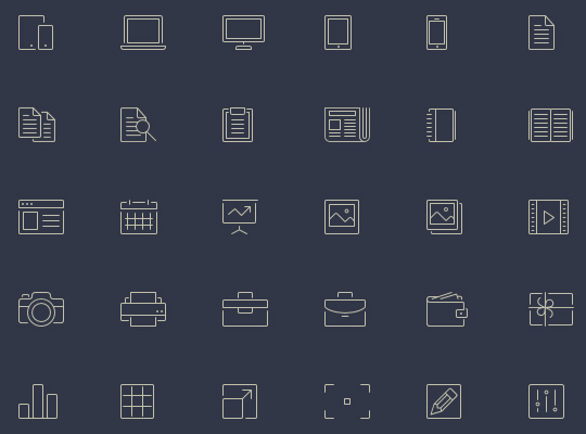 100 Free Line-Style Icons - AI, SVG, PNG, Font