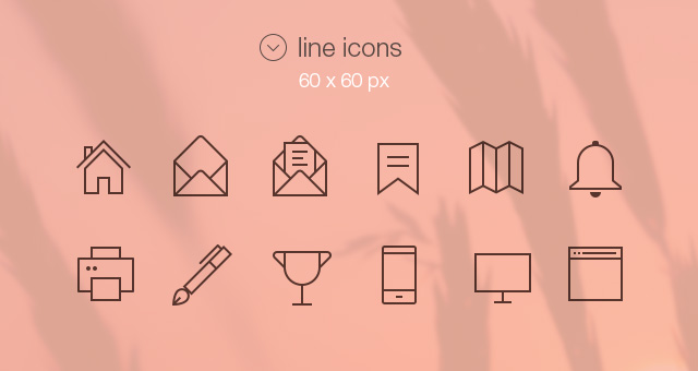 Tab Bar Icons iOS 7 Vol 3, Free Line Icons - PSD, EPS, AI
