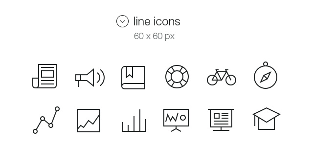 Tab Bar Icons iOS 7 Vol 4, Free Line Icons - PSD, EPS, AI
