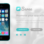 Premium Template Sarae – Bootstrap App Landing Page