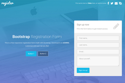 Bootstrap Registration Forms: 3 Free Responsive Templates