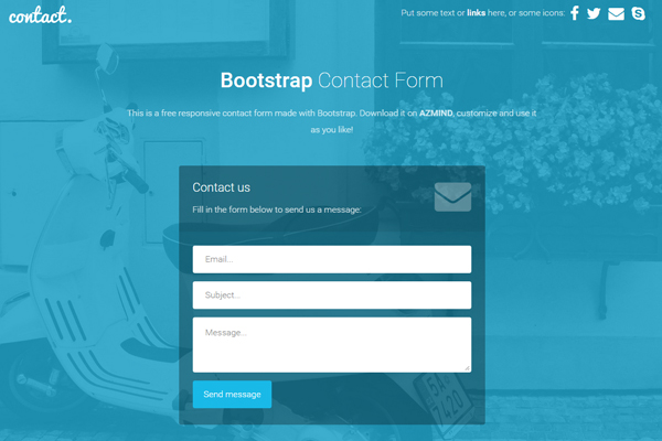 Bootstrap Contact Form 2