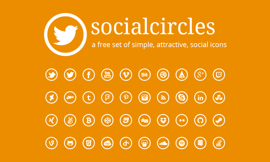 Socialcircles - Free Social Icons