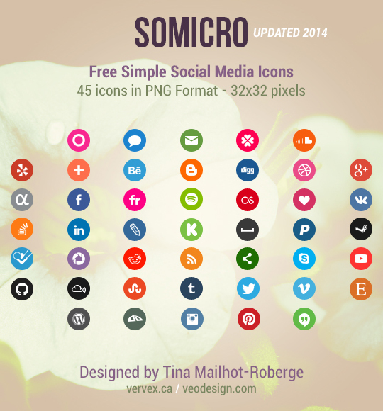 Somicro Social Media Icons