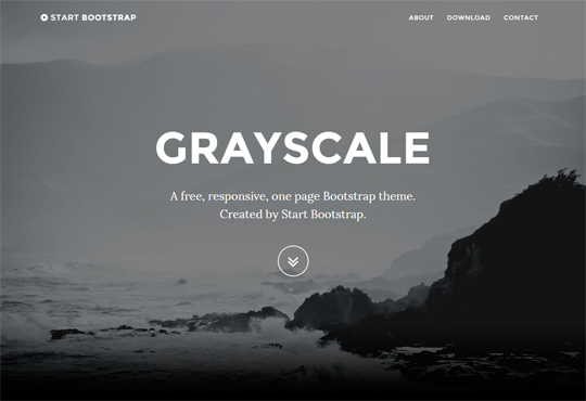 Grayscale - One Page Theme