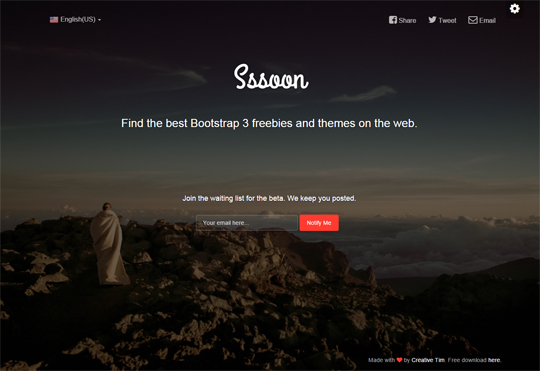 Sssoon - Coming Soon Page