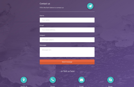 Bootstrap Contact Form Template PHP, jQuery, AJAX