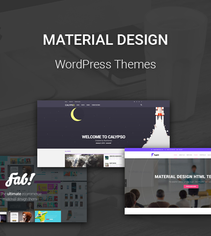 8 Material Design WordPress Themes
