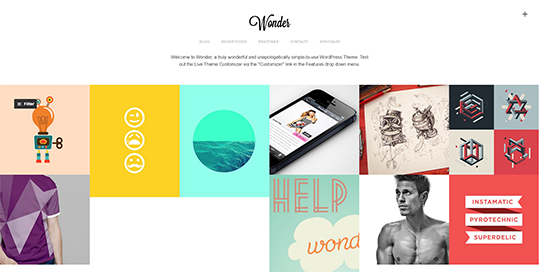 Wonder - Professional WordPress Portfolio Theme