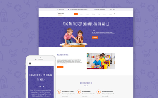 Intense Family Care HTML5 Website Template