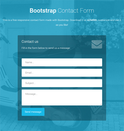 bootstrap contact form tutorial new field