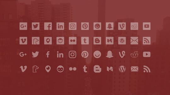 Flat, Minimal, Accurate and Updated Social Media Icon Set