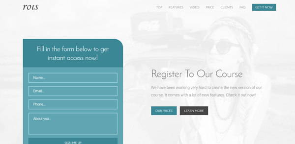 rois bootstrap landing pages 21