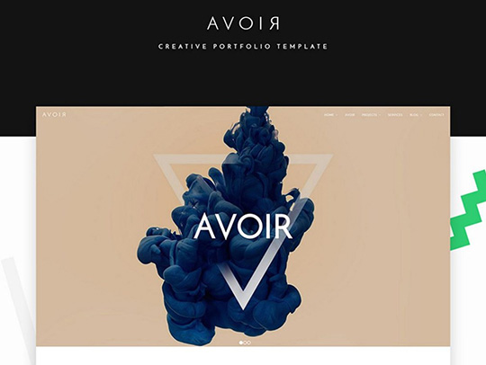 AVOIR - Creative Portfolio Template
