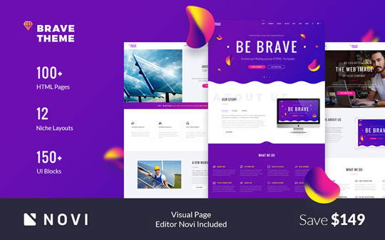 Brave Theme - Colorful, Responsive and Multipurpose Template