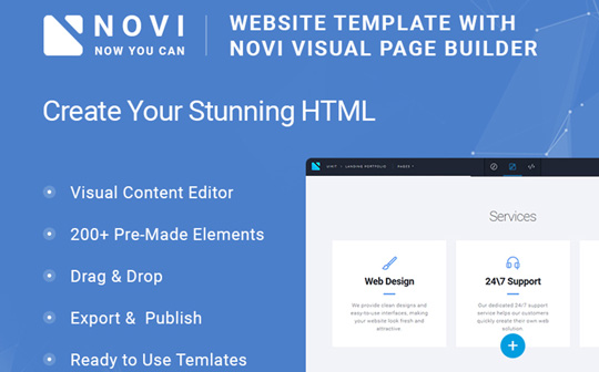 Novi - Corporate Business Multipurpose with HTML Builder