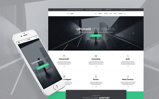 Easy Audit - Multipage Consulting Bootstrap Template