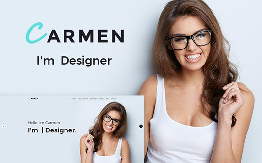 Carmen Design Portfolio Premium WordPress Theme