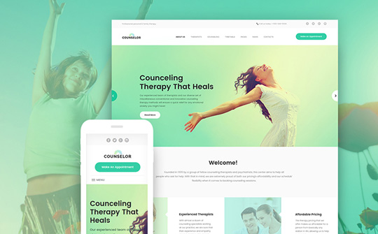 Counselor - Counseling Therapy Center Premium WordPress Theme