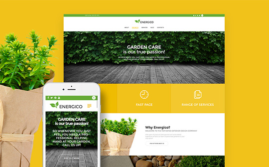 Energico - Agriculture & Garden Care Free WordPress Theme