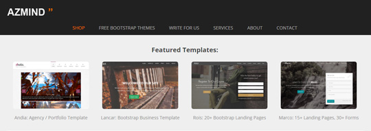 azmind featured templates
