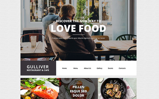 Gulliver - Café And Restaurant WordPress Theme